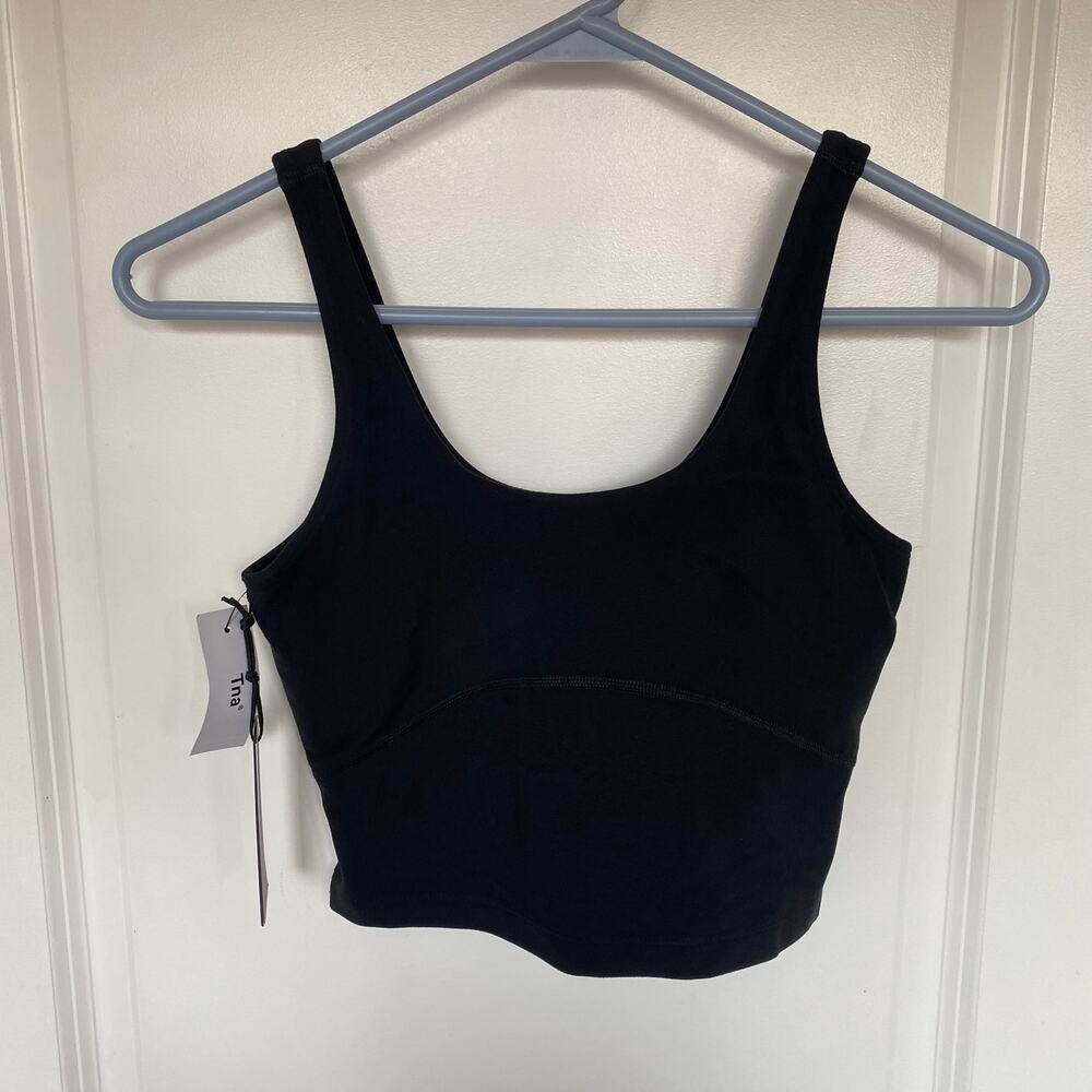 TnAction TnaBUTTER Butter Core Sports Tank Women's XS 99896 Black NWT's